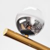 Chehalis Deckenleuchte Glas 10 cm, 12 cm, 15 cm Gold, Schwarz, 10-flammig
