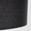 Flemming Stehleuchte 50 cm Holz dunkel, Schwarz, 1-flammig