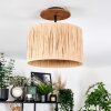 Granja Deckenleuchte 35 cm Naturfarben, Schwarz, 1-flammig