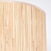 Bongal Deckenleuchte 35 cm Naturfarben, Schwarz, 1-flammig