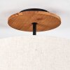 Bassagoda Deckenleuchte 35 cm Naturfarben, Schwarz, 1-flammig