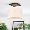 Bassagoda Deckenleuchte 35 cm Naturfarben, Schwarz, 1-flammig