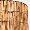 Cando Deckenleuchte 35 cm Naturfarben, Schwarz, 1-flammig