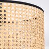 Ramila Deckenleuchte 35 cm Naturfarben, Schwarz, 1-flammig