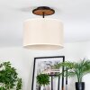 Bassagoda Deckenleuchte 35 cm Naturfarben, Schwarz, 1-flammig