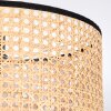 Ramila Deckenleuchte 35 cm Naturfarben, Schwarz, 1-flammig