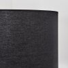 Flemming Stehleuchte 50 cm Naturfarben, Schwarz, 1-flammig
