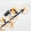 Koyoto Deckenleuchte Glas 15 cm Bernsteinfarben, Klar, 10-flammig