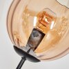 Koyoto Stehleuchte Glas 15 cm Bernsteinfarben, Klar, Rauchfarben, 6-flammig