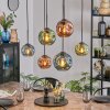Ripoll Hängeleuchte Glas 15 cm, 20 cm Blau, Grün, Kupferfarben, 6-flammig