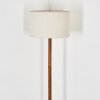 Flemming Stehleuchte 50 cm Naturfarben, Schwarz, 1-flammig