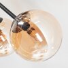 Chehalis Deckenleuchte Glas 12 cm Bernsteinfarben, 6-flammig