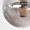 Chehalis Deckenleuchte Glas 10 cm Bernsteinfarben, Rauchfarben, 5-flammig