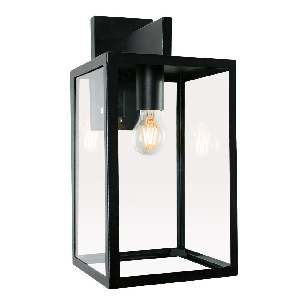 KS Verlichting Hampton Wandleuchte Schwarz, 1-flammig main product photo