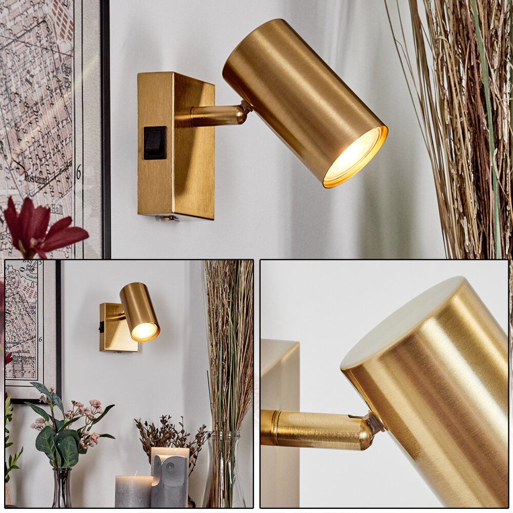 Javel Wandleuchte Gold, 1-flammig main product photo