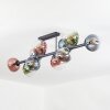 Gastor Deckenleuchte Glas 15 cm Blau, Chrom, Grün, Klar, Kupferfarben, Rauchfarben, 10-flammig