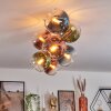 Koyoto Deckenleuchte Glas 15 cm Gold, Schwarz, 8-flammig