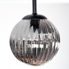 Chehalis Deckenleuchte Glas 12 cm Rauchfarben, 3-flammig