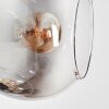 Koyoto Stehleuchte Glas 15 cm Bernsteinfarben, Klar, Rauchfarben, 6-flammig