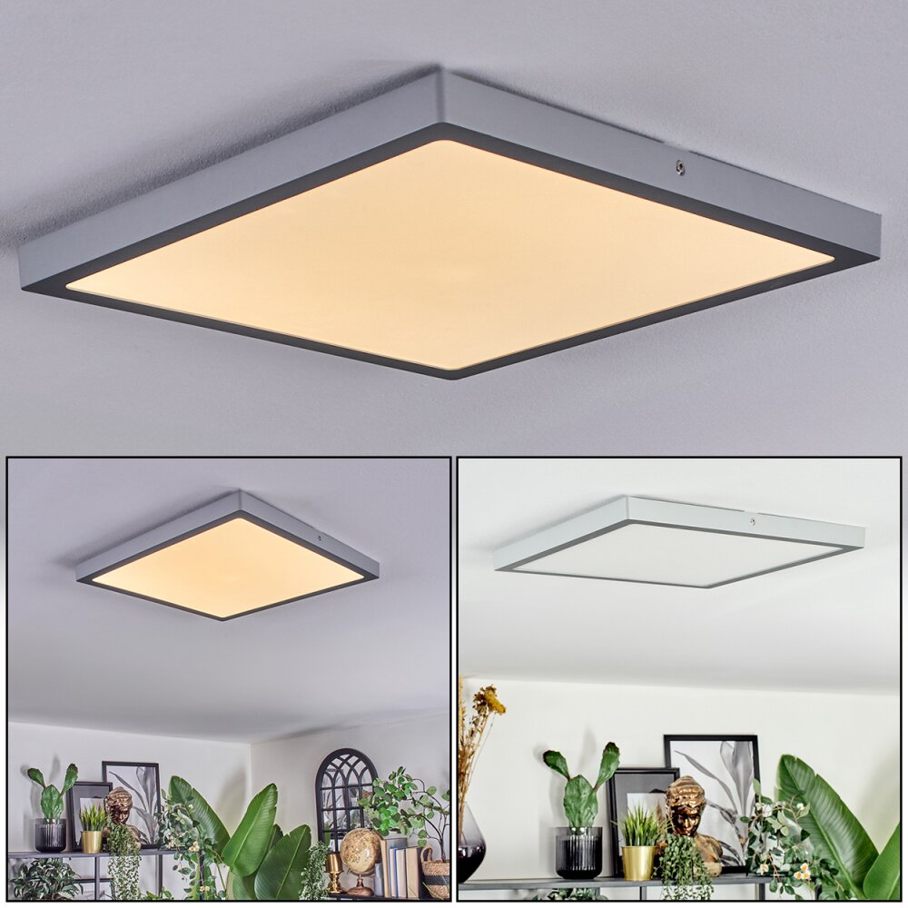 Finsrud Deckenpanel LED Silber, 1-flammig main product photo