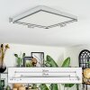 Finsrud Deckenpanel LED Silber, 1-flammig