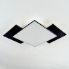 Barullu Deckenpanel LED Schwarz, Weiß, 1-flammig