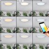 Finsrud Deckenpanel LED Weiß, 1-flammig