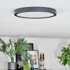 Finsrud Deckenpanel LED Schwarz, 1-flammig