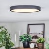 Finsrud Deckenpanel LED Schwarz, 1-flammig
