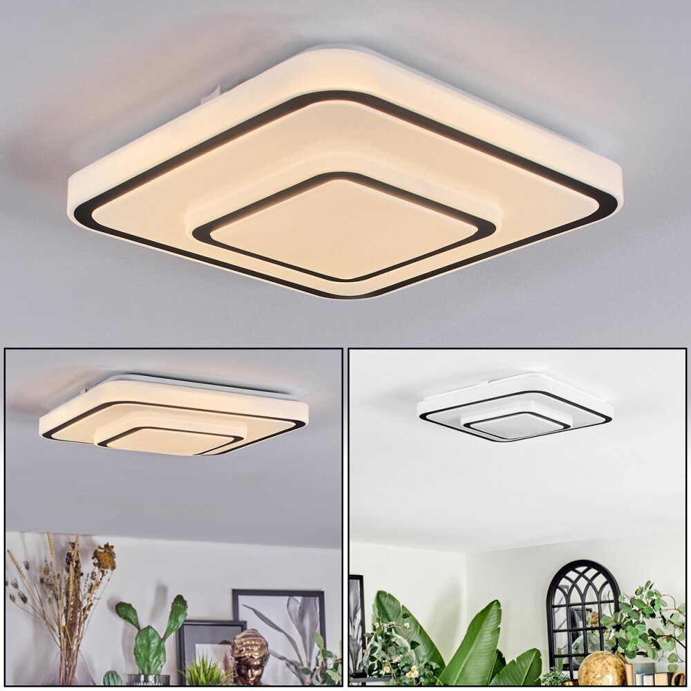 Borin Deckenleuchte LED Grau, Weiß, 1-flammig main product photo