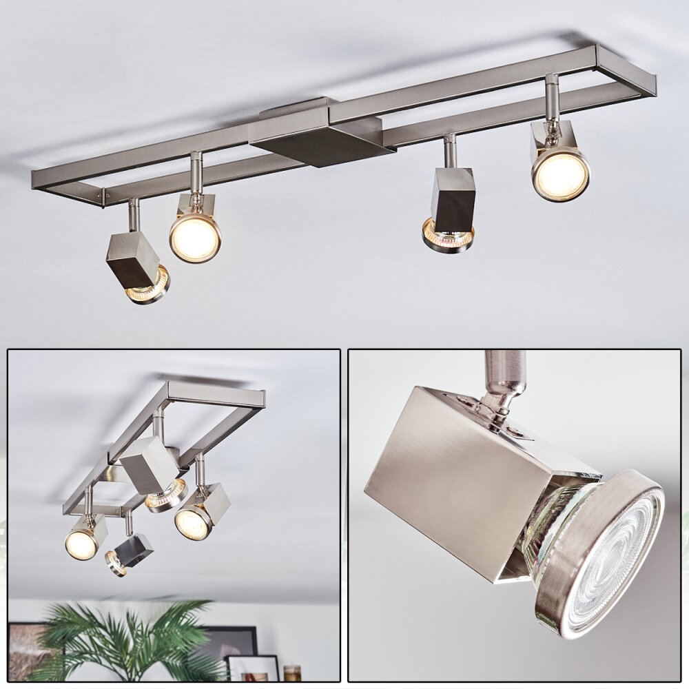 Danil Deckenleuchte LED Nickel-Matt, 4-flammig main product photo