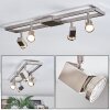 Danil Deckenleuchte LED Nickel-Matt, 4-flammig