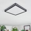 Finsrud Deckenpanel LED Schwarz, 1-flammig