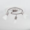 Mirlo Deckenleuchte Chrom, Nickel-Matt, 3-flammig