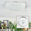 Gravli Deckenleuchte LED Weiß, 1-flammig