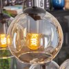 Koyoto Hängeleuchte Glas 15 cm Bernsteinfarben, Klar, 6-flammig