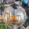Koyoto Hängeleuchte Glas 15 cm Bernsteinfarben, Klar, 6-flammig