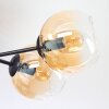 Koyoto Deckenleuchte Glas 15 cm Bernsteinfarben, Klar, 6-flammig