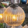 Koyoto Hängeleuchte Glas 15 cm Bernsteinfarben, 6-flammig
