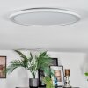 Zuren Deckenpanel LED Weiß, 1-flammig, Farbwechsler