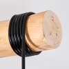 Koyoto Hängeleuchte Glas 15 cm Naturfarben, Schwarz, 3-flammig