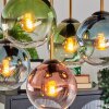 Gastor Deckenleuchte Glas 15 cm Gold, Schwarz, 5-flammig