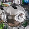 Ripoll Hängeleuchte Glas 15 cm Rauchfarben, 6-flammig