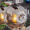 Ripoll Hängeleuchte Glas 15 cm Rauchfarben, 6-flammig