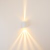 Außenwandleuchte Mora LED Weiß, 2-flammig