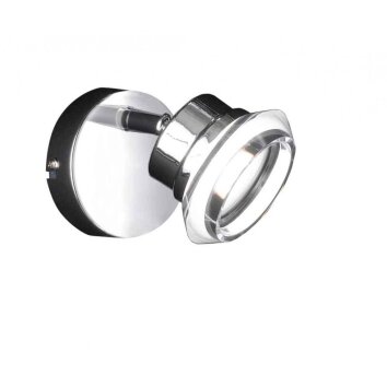 Wofi MORGAN Wandspot LED Chrom, 1-flammig