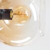 Koyoto Deckenleuchte Glas 15 cm Bernsteinfarben, Klar, Rauchfarben, 6-flammig