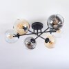 Koyoto Deckenleuchte Glas 15 cm Bernsteinfarben, Klar, Rauchfarben, 6-flammig