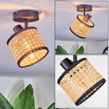 Ramila Deckenleuchte Schwarz, 1-flammig