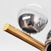 Chehalis Deckenleuchte Glas 10 cm, 12 cm, 15 cm Gold, Schwarz, 8-flammig